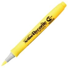 Μαρκαδόρος Artline Decorite Brush Standard Κίτρινο  Μαρκαδόροι