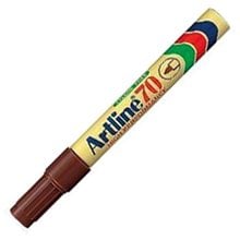 Μαρκαδόρος Artline EK-70 Ανεξίτηλος Στρογγυλή Μύτη 1.5mm Καφέ  Μαρκαδόροι