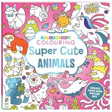 Kaleidoscope Square Colouring Books Super Cute Animals  Ζωγραφική Για Μεγάλους