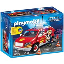 Playmobil Όχημα Αρχιπύραρχου με φάρο και σειρήνα 71375  Playmobil