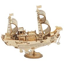 Robotime DIY 3D Puzzle Japanese Diplomatic Ship 91pcs  Κατασκευές