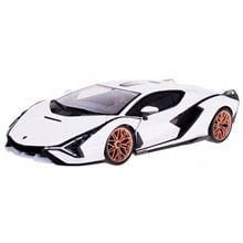 Bburago Αυτοκινητάκι Lamborghini Sian για 3+ Ετών Άσπρο  Μεταλλικά-Συλλεκτικά
