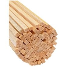 Ράβδος balsa Τετράγωνη 100cm 5x5  Υλικά Κατασκευών & DIY