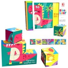 ToyMarkt Κύβοι 9τμχ Δεινοσαυράκια  Κατασκευές