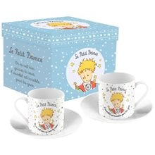 Enesco Σετ με 2 Μικρές Κούπες Le Petit Prince Buste Dans  Κούπες