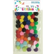 Pompons The Littlies 15mm Διάφορα Χρώματα  Υλικά Κατασκευών & DIY