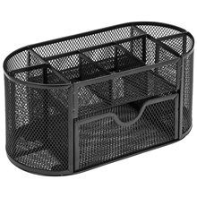 Organizer Γραφείου Osco με Συρτάρι Συρμάτινο Μαύρο 3305  Βάση Οργάνωσης