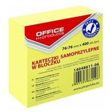 Κύβος Αυτοκόλλητος 76mmX76mm 400φ Κίτρινος 14048611-06  Post It - Χαρτάκια