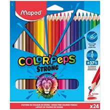 Ξυλομπογιές Maped Color Peps Strong 24τεμ. 862724  Ξυλομπογιές