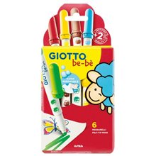 Μαρκαδόροι Giotto Bebe 6τεμ. Blister NEW  Μαρκαδόροι Διάφοροι