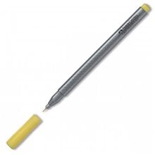 Μαρκαδόρος Faber-Castell Grip Finepen 0.4 Κίτρινο Σκούρο  Μαρκαδόροι