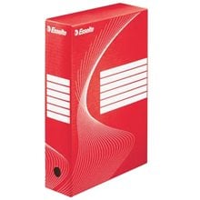 Esselte Κουτί Αρχειοθέτησης Standard 80x352x250 Κόκκινο128412  Κουτιά Αρχείου