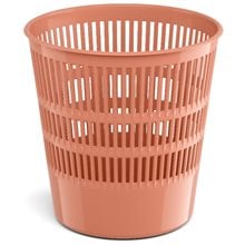 Latticed wastebasket ErichKrause® Powder, 12l, peach  Κάδοι