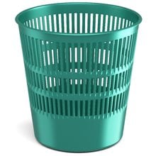 Latticed wastebasket ErichKrause® Ice Metallic, 12l, turquoise  Κάδοι