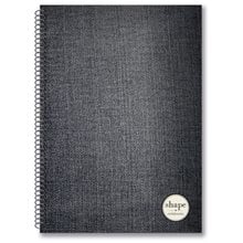Τετράδιο Σπιράλ 17x25 Shape Fabrics 3Θεμ.90φ.  Τετράδια Σπιράλ