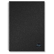 Τετράδιο Σπιράλ 17x25 Shape Black 4Θεμ.120φ.  Τετράδια Σπιράλ