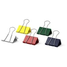 Binder clips ErichKrause®, 25 mm, coloured (box 12 pcs)  Κλιπ - Συνδετήρες- Λάστιχα