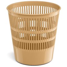 Latticed wastebasket ErichKrause® Powder, 12l, beige  Κάδοι