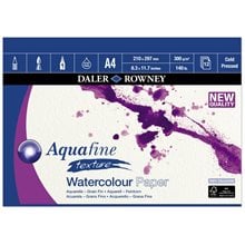 Μπλοκ Daler Rowney Watercolour A4 300gr Aquafine Texture Cold Pressed 403660400  Μπλοκ - Χαρτιά Ζωγραφικής & Σχεδίου