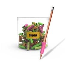 Λαστιχένια Λαβή για Μολύβι με Glitter ART25S SILKA  Μολύβια