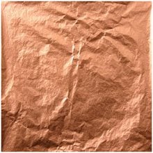 25 Χάλκινα Μεταλλικά Φύλλα 14χ14cm Imitation  Μέταλλα -Επιφάνειες