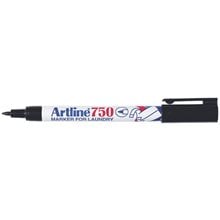 Μαρκαδόρος Artline ΕΚ-750 Ρούχων Πλυντηρίου Μαύρος  Μαρκαδόροι