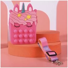 Icon Τσαντάκι Anti-Stress Unicorn Fancy Φούξια  Τσαντάκια Διαφόρων Χρήσεων