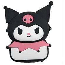 Icon Τσαντάκι Σιλικόνης Sanrio Kuromi Μαύρο  Τσαντάκια Διαφόρων Χρήσεων