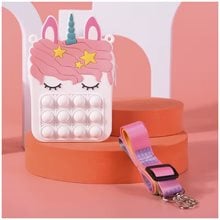 Icon Τσαντάκι Anti-Stress Unicorn Fancy Λευκό  Τσαντάκια Διαφόρων Χρήσεων