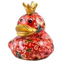 Κουμπαράς Pommepidou Πήλινος Παπάκι Ducky Medium  Κουμπαράδες