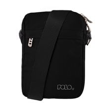 Τσαντάκι Ώμου Polo Wave Μαύρο 907101-2002  Τσάντες Καθημερινής Χρήσης