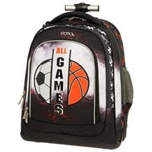 Polo Σακίδιο Trolley Rolling All Games 901016-8277  Σχολικές Τσάντες