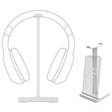 ARMAGGEDDON GAMING HEADPHONE STAND WHITE  Gaming Headsets