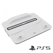 WHITE SHARK PS5 COOLING PAD + 2 CHARGING DOCK GUARD  Playstation Αξεσουάρ