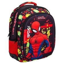 Σακίδιο Πλάτης Must 32χ18χ43 3Θήκες Spiderman  Σχολικές Τσάντες