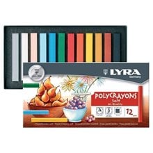 Ξηροπαστέλ Σετ 12τεμ Lyra  Ξηροπαστέλ