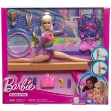 Mattel Barbie Gymnastics Αθλήτρια Ενόργανης Γυμναστικής HRG52  Barbie