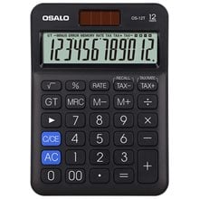 Αριθμομηχανή Osalo OS-12T 98x135x23mm12ψηφίων Λευκή  Αριθμομηχανές