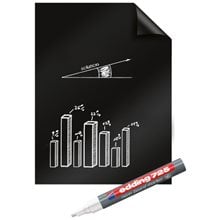 Φύλλα Μαυροπίνακα Σεμιναρίου 25Τεμ.Electrostatic 80x60 cm  Πίνακες Μαρκαδόρου