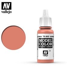 Model color acrylic paint -Vallejo 17ml -German orange 70805  Διακοσμητικά μακέτας