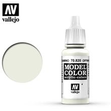 Model color acrylic paint -Vallejo 17ml - OFFWHITE- 70820  Διακοσμητικά μακέτας