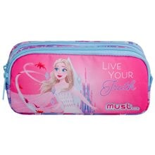 Κασετίνα Must με δύο φερμουάρ 20x6x9cm Frozen Live Your Truth  Κασετίνες Άδειες