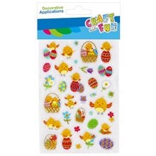 Πασχαλινά Decor Ξύλινα Λαγουδάκια 12τμχ  Stickers
