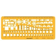 Isomars Στενσιλ Αρχιτεκτονικής Σαμπλον 1854- Combination 1:200  Stencils