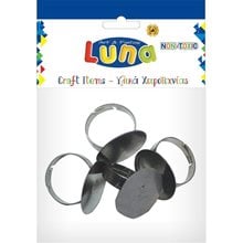 Βάση Δαχτυλιδιου 20mm 4Τεμ. Μεταλλικά  Υλικά Χειροτεχνίας