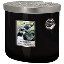 Κερί Heart & Home Διπλό Φυτίλι Ορμητικό Ποτάμι Cedarwood & White Musk 220g  Κεριά & Αξεσουάρ