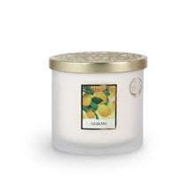 Κερί Αρωματικό Heart & Home Με Διπλό Φυτίλι Λεμόνι 220gr  Κεριά & Αξεσουάρ