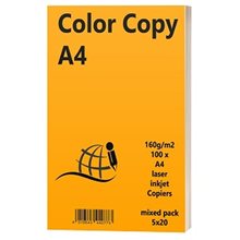 Χαρτί Φωτοτυπικό  Α4 160gr 100φυλ. Mix 5 Χρώματα  Φωτοαντιγραφικά