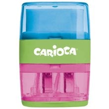 Ξύστρα  Carioca Διπλή Βαρελάκι & Γόμα  Ξύστρες