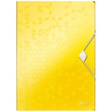 Ντοσιέ A4 Leitz PP WOW Με Λάστιχο Yellow 4599-00-16  Ντοσιέ